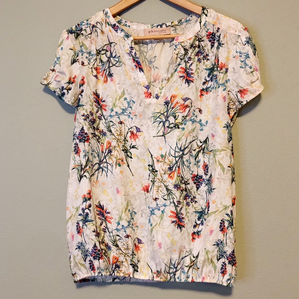 Philosophy Republic Clothing Floral Top - S